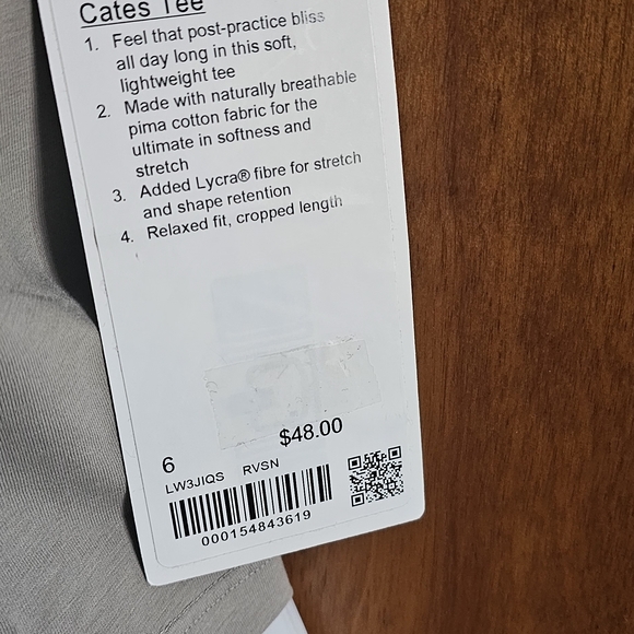 lululemon athletica Taupe Crop Top - Picture 2 of 2